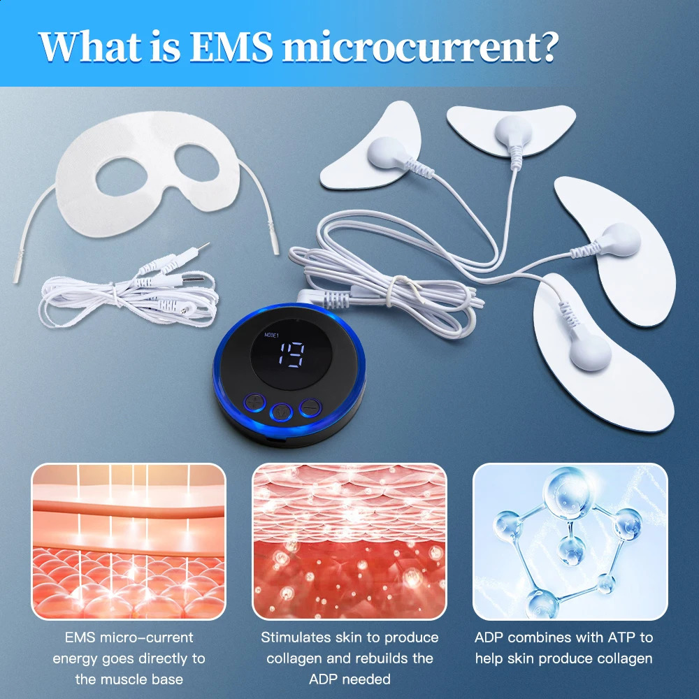 EMS Massager Current Muscle Stimulator Eye Face Beauty Skin Anti Face Skin Care Dark Circle 250523