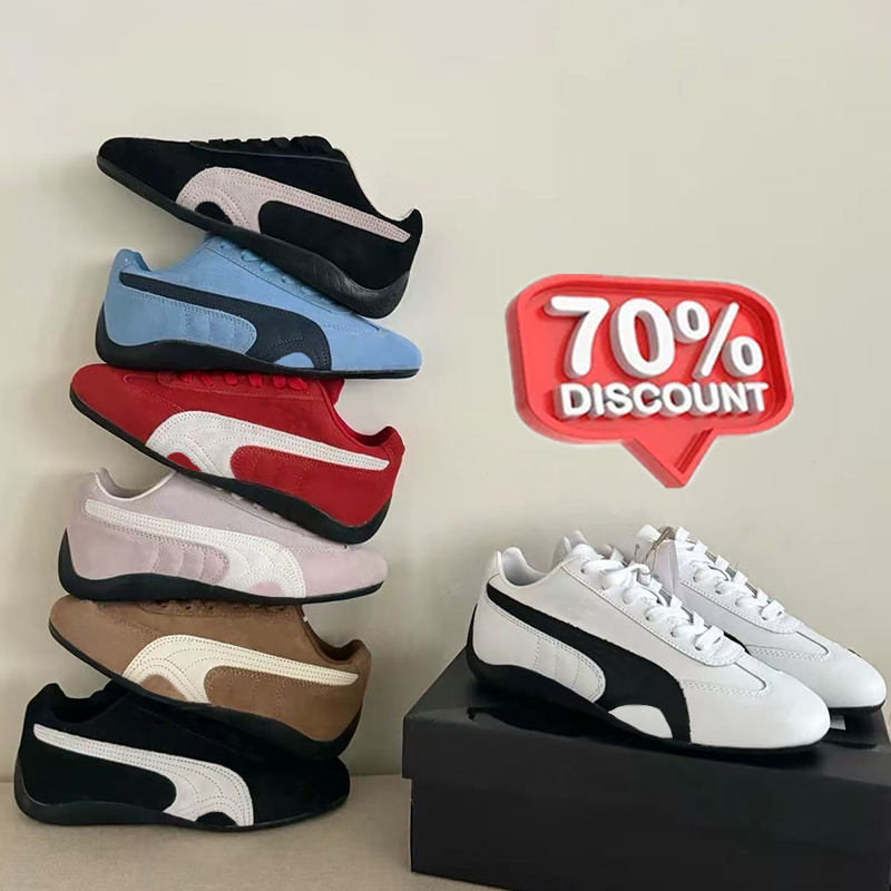 Mans Trainer Womens Speedcats Sneakers Designer Casual Running Shoes Runner Sneaker In Technical Mesh Men Women Lace-Up Casuals Shoe Winter Ballet Flats Size 36-45