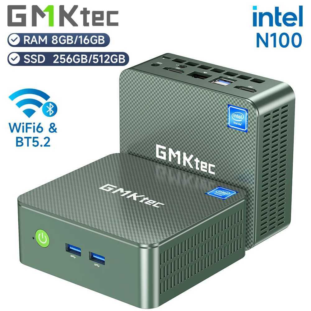 GMKtec G3 Mini PC Intel Alder Lake N100 Windows 11 Pro Mini PC 8/16GB DDR4 256/512GB PCIe M.2 SSD WiFi 6 BT5.2 Desktop Computer X250602