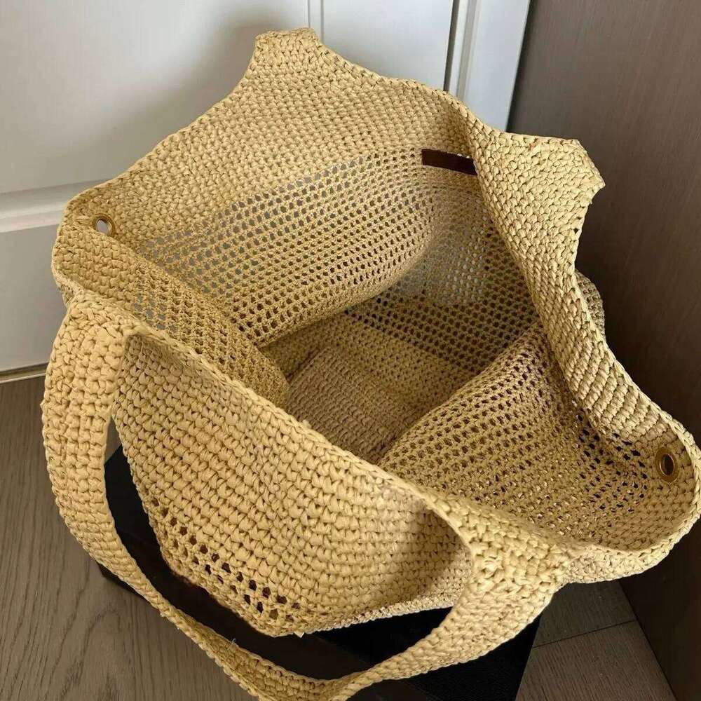 Summer New Large Woven Straw Tote - Fashion Boho Beach Women's Crossbody Shoulder Bag, Bversatile Vacation Bag