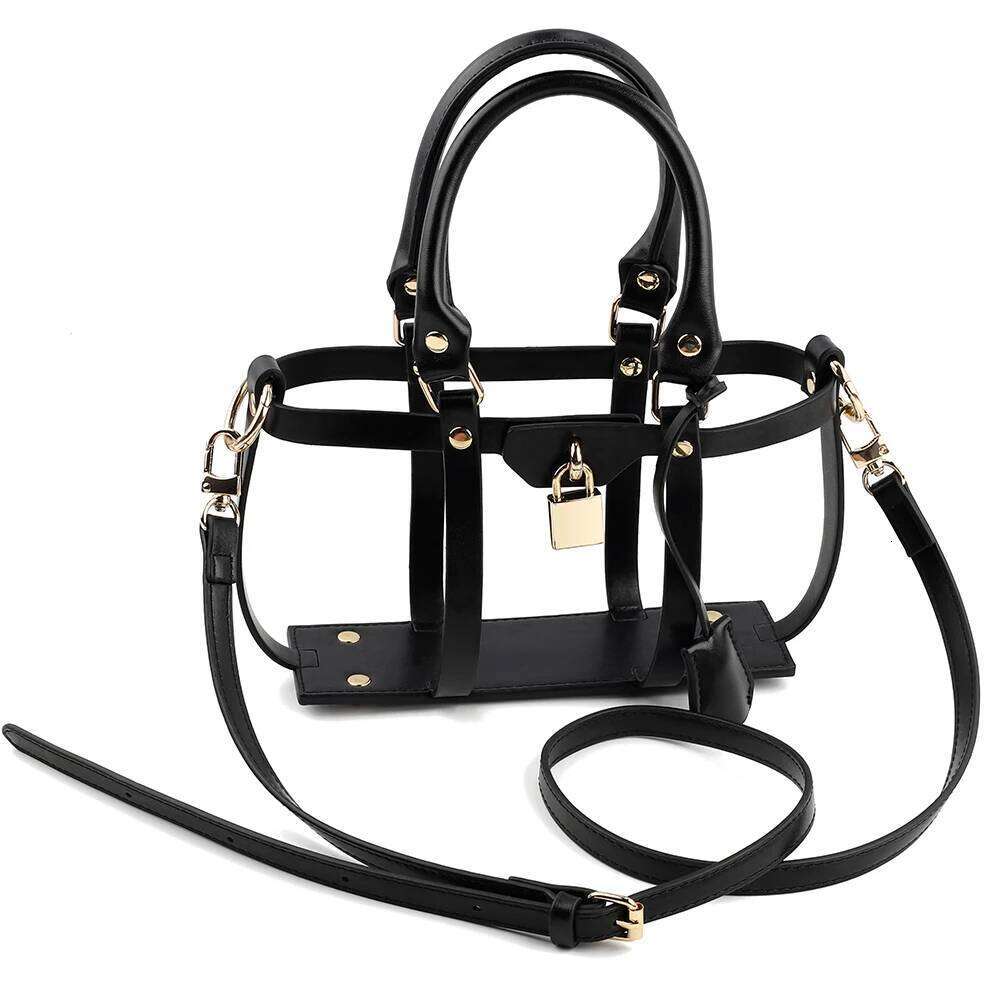 Leather Encasement Conversion Kit Hollow Handmade Tote Messenger Set Adjustable Crossbody Shoulder Strap for Bag