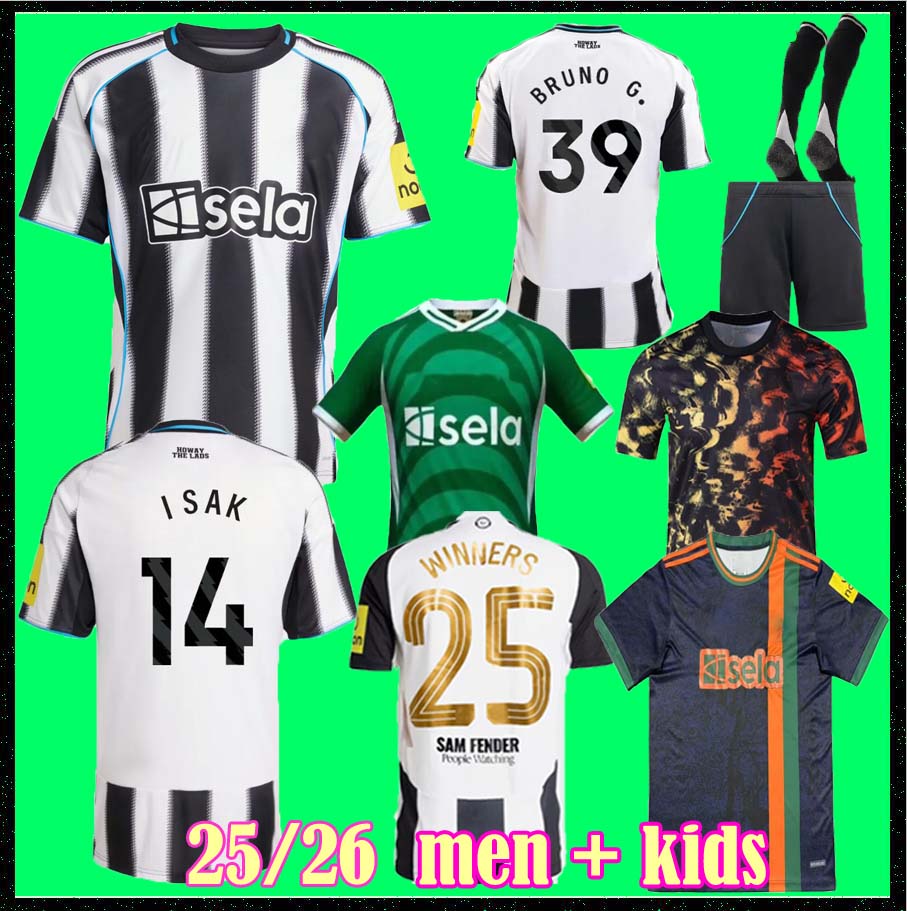 3XL 4XL ISAK BRUNO G. NEwcaslTEs 24 25 26 unitedS Soccer Jerseys TONALI GORDON NewCastL e 2025 football shirt JOELINTON NUFC jersey Men Kids WINNERS CARABAO CUP FINAL