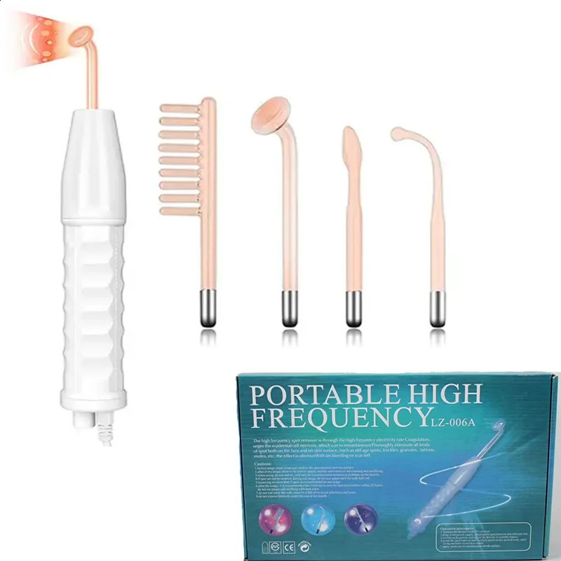 Skin Care Treatment High Frequency Massage Machine With Comb Beauty Device High Frequency Ozone Wand 250523