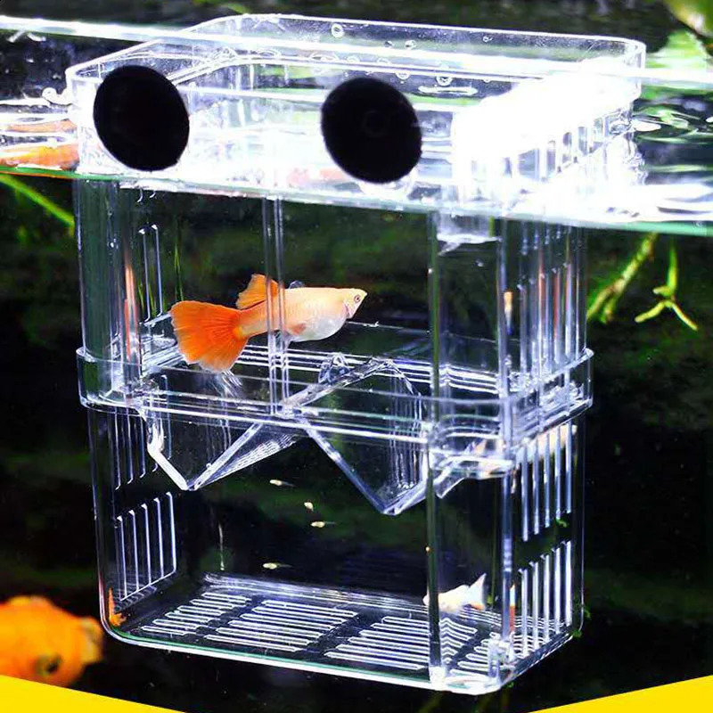 Acrylic Fish Tank Breeding Isolation Box Aquarium Hatchery Incubator Holder fish supplies Aquarium Accessories Fish Breeding 250530