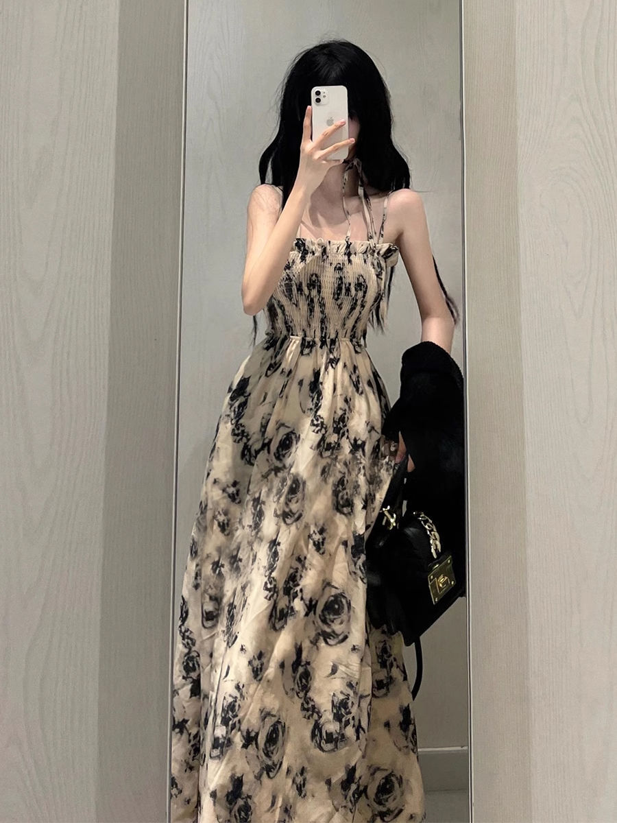 MM120 New Slimming Waist Long Cardigan Dress