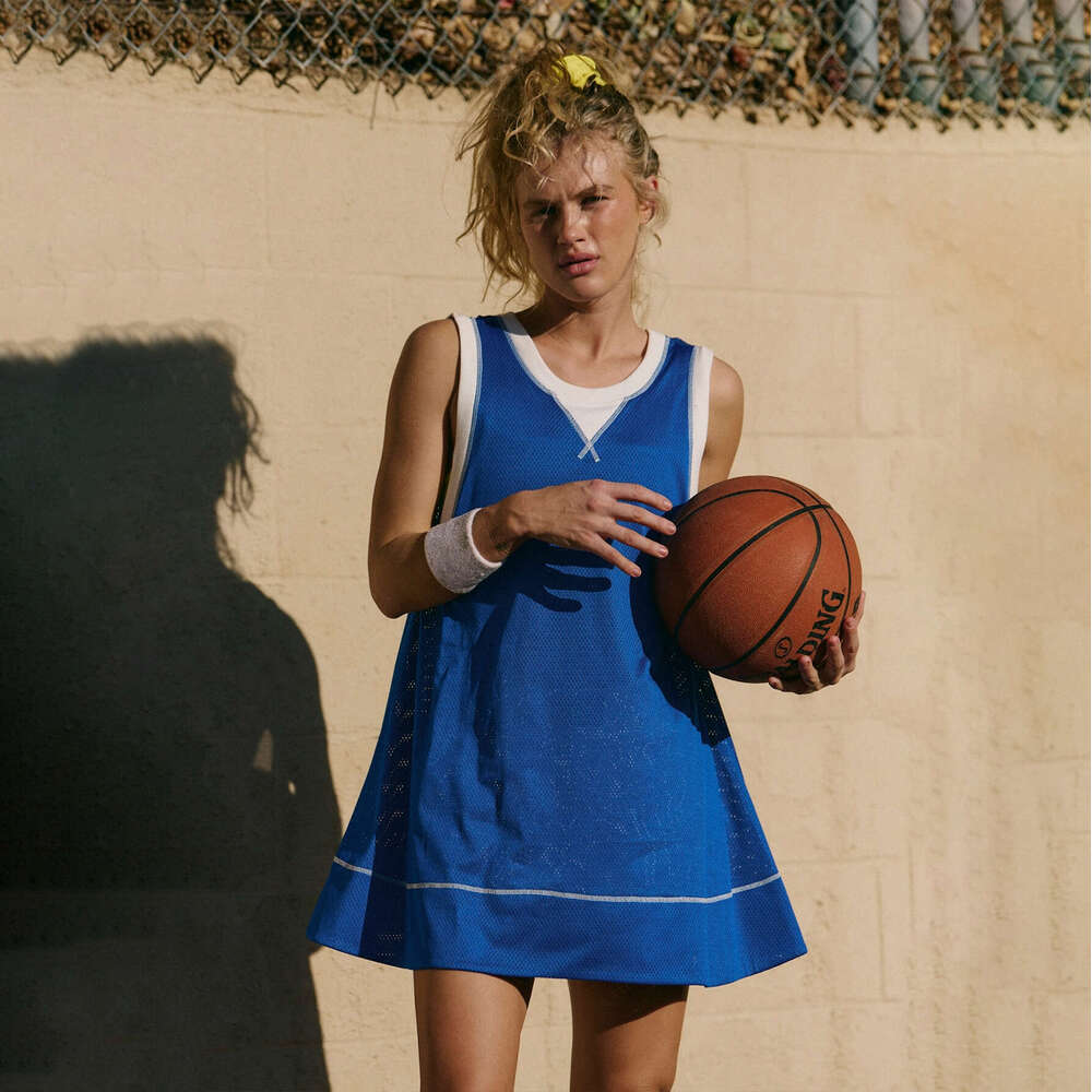 2025 Women's Fitness Top and Shorts Two-Piece Casual Sports Girl Sleeveless Tank Dress Set