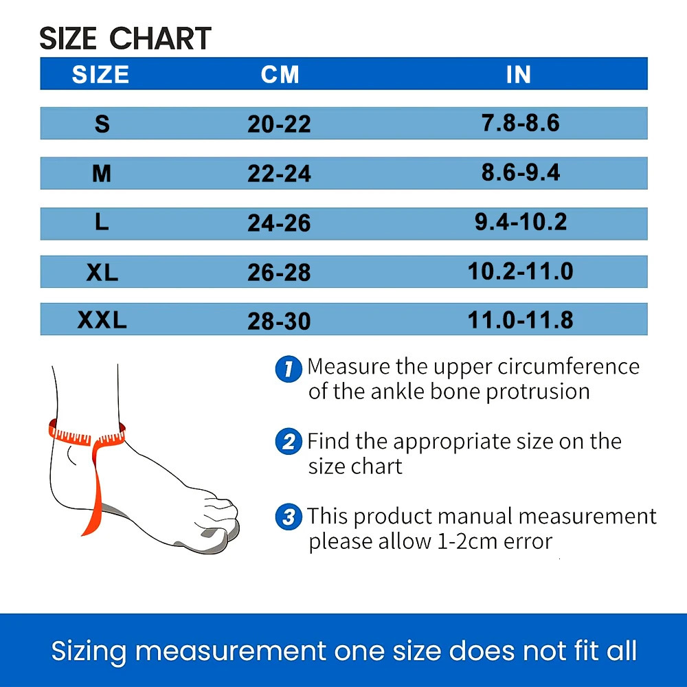 1PCS Ankle BraceAdjustable Breathable Compression Support for Men WomenSprained AnklesAnkle Wrap Stabilizing Ligaments 250530