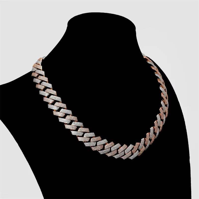 Pure Sier Hip Hop Men's Cuban Necklace Chain
