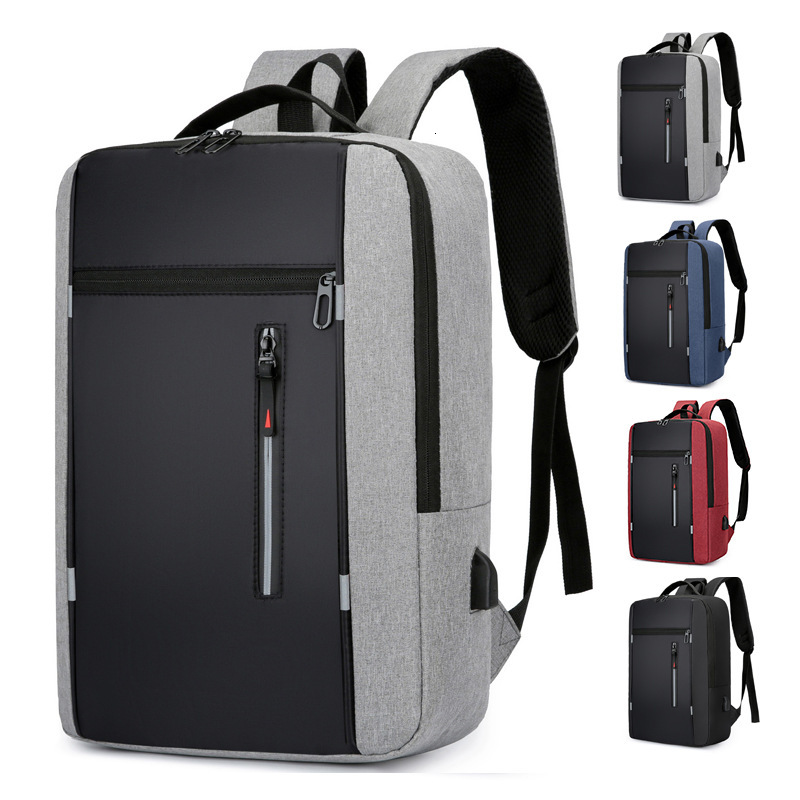 Free Shipping New Backpack Simple USB Charging Business Laptop Bag For Men Multifunctional Student Outdoors Large Capacity Designer Bag School Bag
