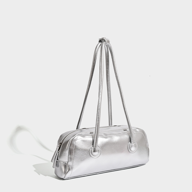 designer Korean Niche Boston Handbag for Women 2025 New High-End Simple Versatile Commuter Shoulder Underarm Bag