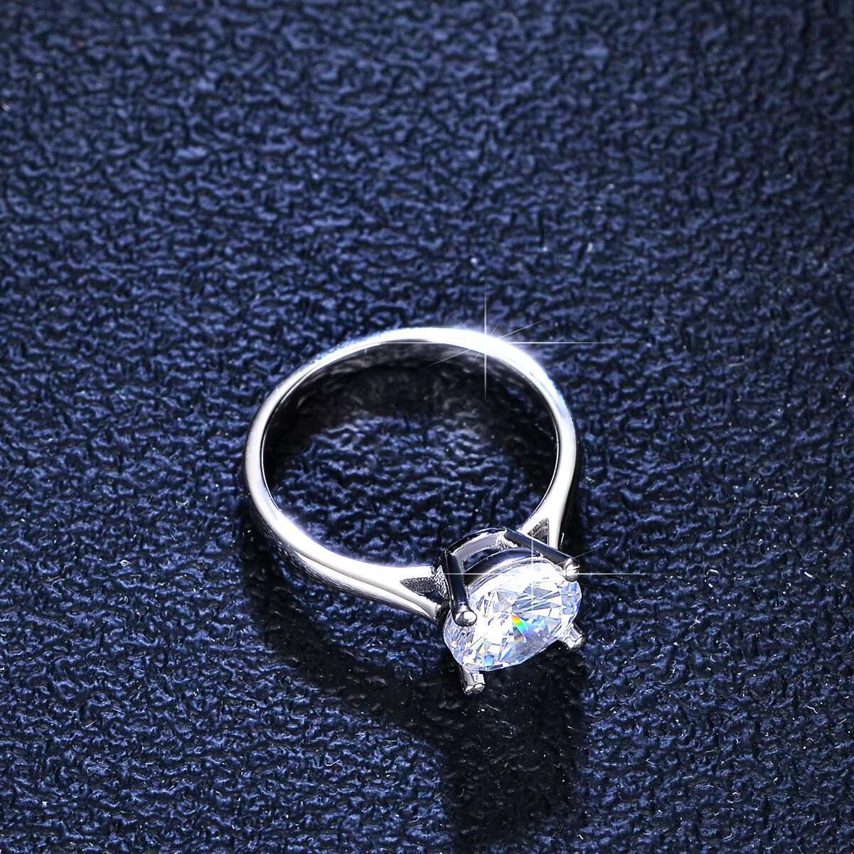 Moissanites Women Engagement Rings for Unique Wedding Order Anniversary Shaped Set Band Women Engagement Rings