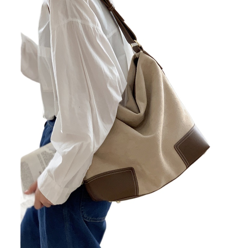 designer Niche Commuter Bag for Women 2025 New Trendy Fashion Tote Bag Versatile Ins Style Large Capacity Shoulder Bucket Bag