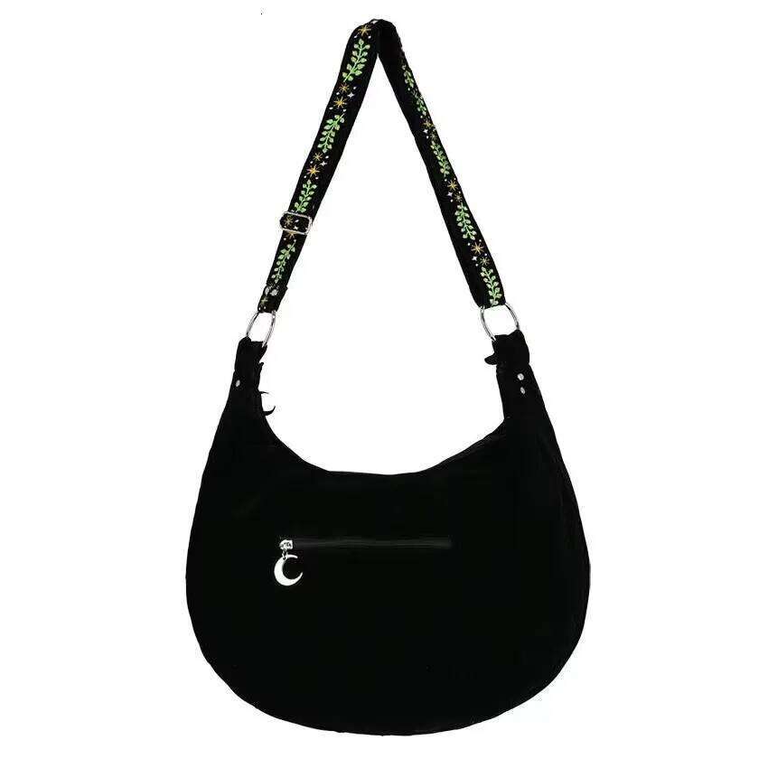 Women's Shoulder High Quality Gothic Embroidery Famous Brands Designer Crossbody Bag Large Capacity Exquisite Female Bags