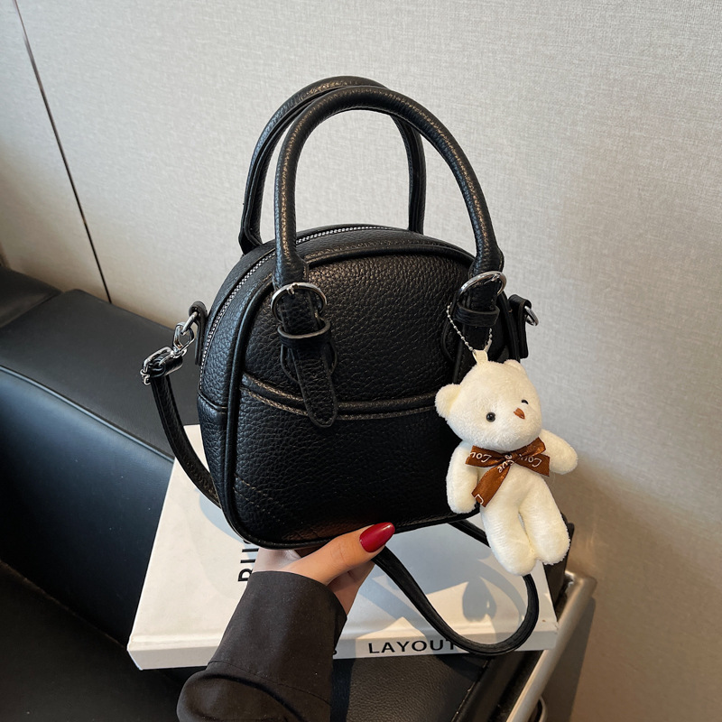 Multi functional casual and fashion fashionable women s handbag niche women s crossbody bag fashion bowling bag cross border designer women s shoulder