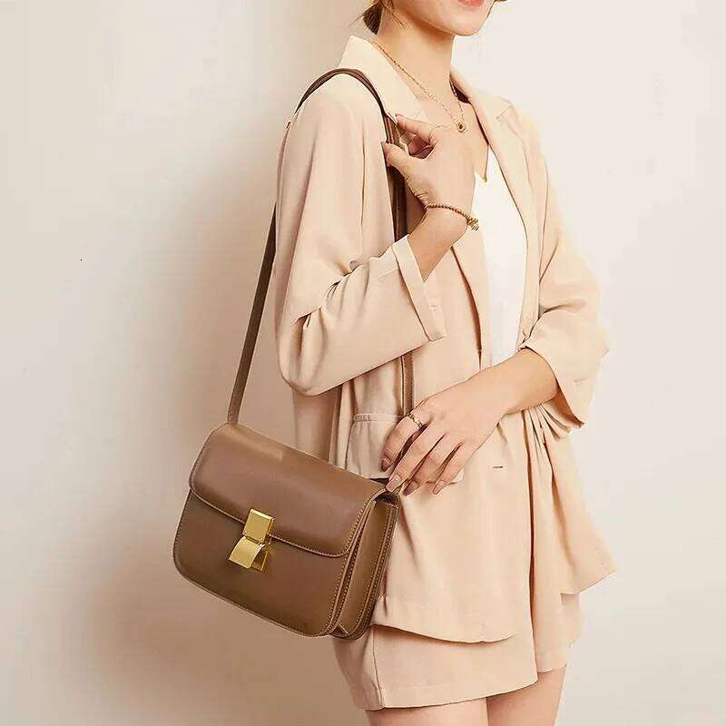 Designer Bags 2025 High Quality For Women 2024 Trend Fashion Designer Shoulder Bag New In Metal Buckle Leather Exquisite Crossbody Bags Luxury Bag