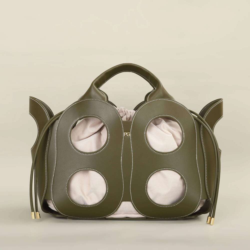 PG PATSY GARIS Crossbody 2024 New Brand Designer Simple Atmosphere Hollow Design Shoulder Beach Bag Women's