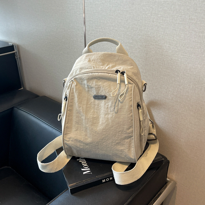 Free Shipping New Large Capacity Commuter Travel Designer Bag Backpack Single Shoulder Handbag Women Lightweight Outdoors Oxford Cloth Backpack Free S