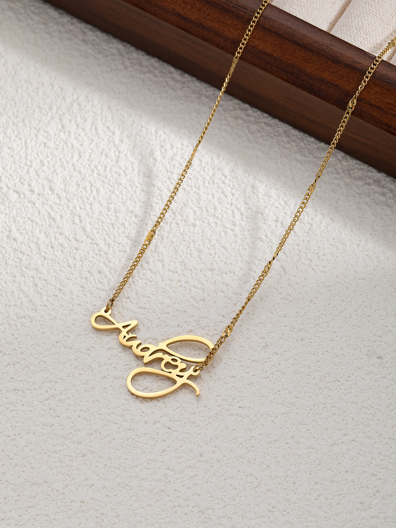 Fashion Trendy Titanium Steel Necklace for Women Korean Style Jewelry Accessories