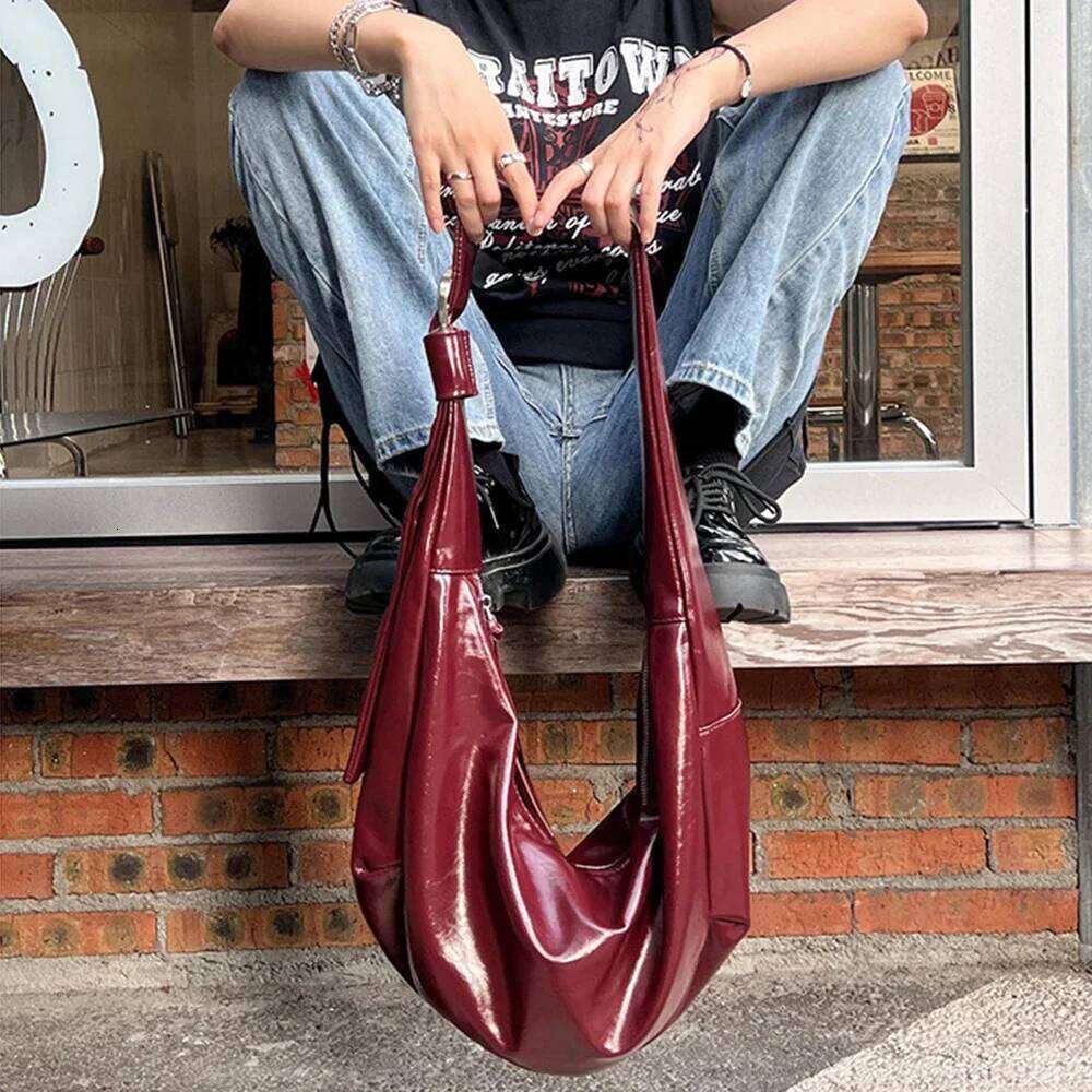 Designer Bag Designer Bag Designer Bag Soft PU Leather Shoulder Half Moon Cloud Tote For Large Capacity Crossbody Bags Wide Strap Hobo Women Bag