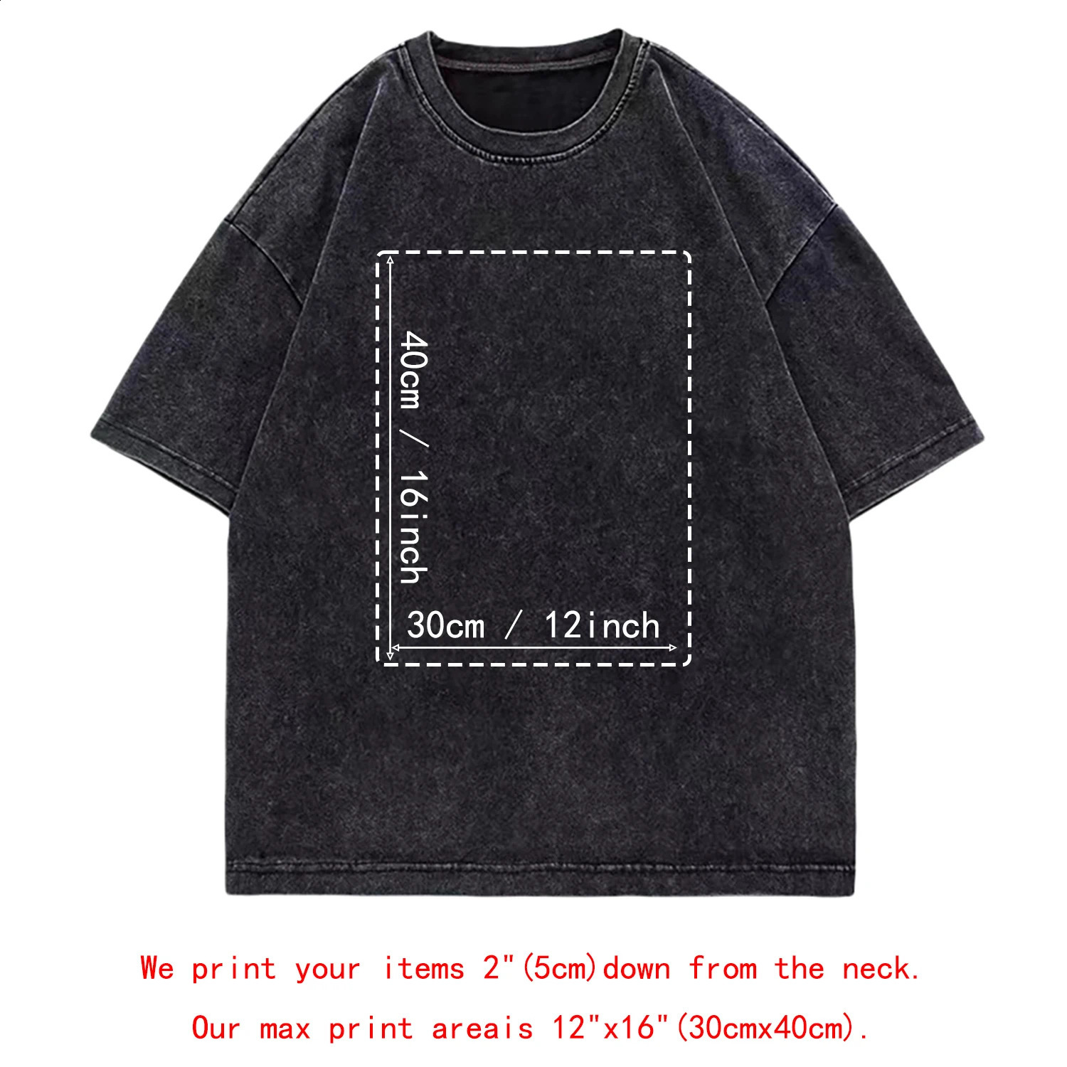 DIY Washed T-shirt 100% Cotton Mens and Womens T-shirts Customized Personalized n 250530