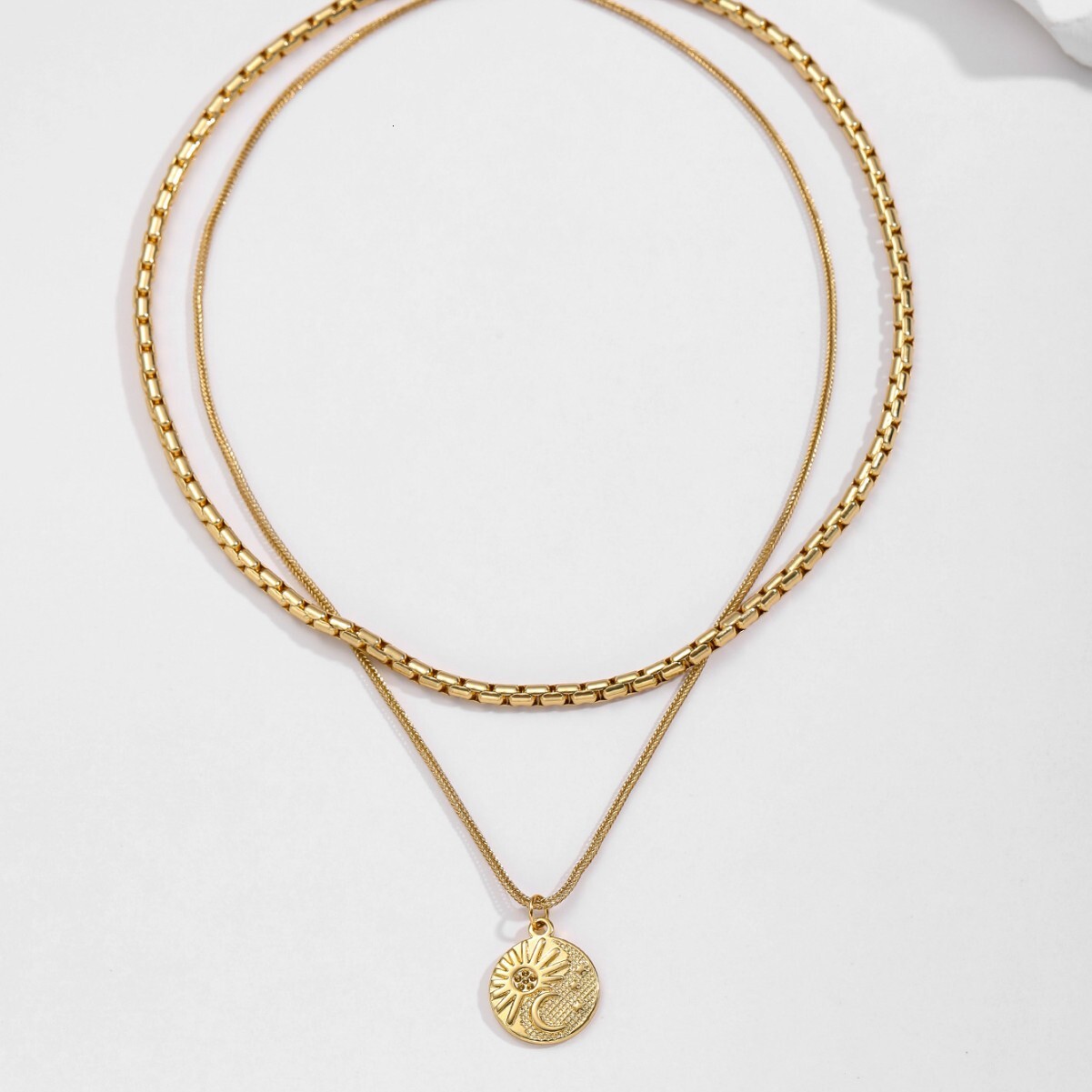 Titanium Steel Necklace Style Simple Bead Choker Elegant Minimalist Trendy Collarbone Chain for Women