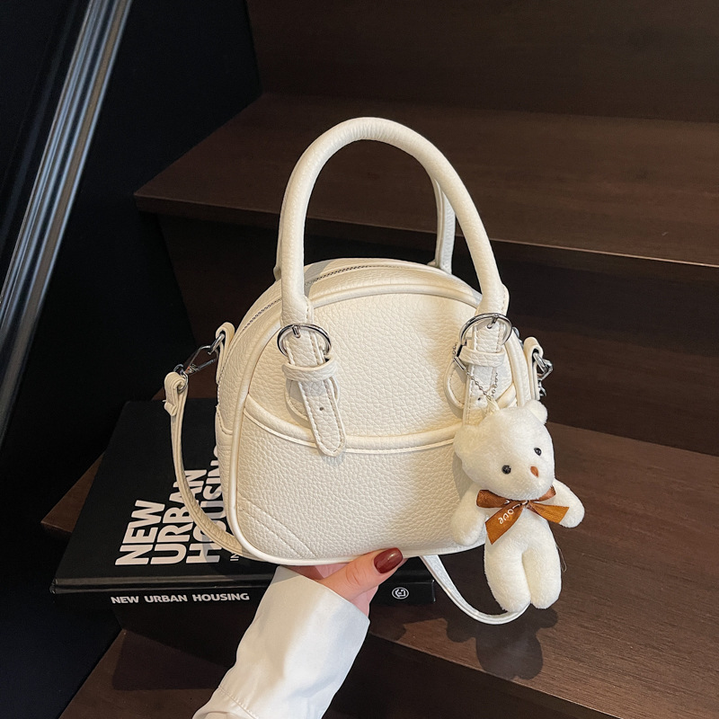 Multi functional casual and fashion fashionable women s handbag niche women s crossbody bag fashion bowling bag cross border designer women s shoulder