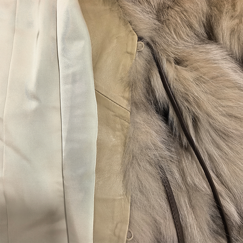 Women's fox fur coat fashion high quality winter warm coat