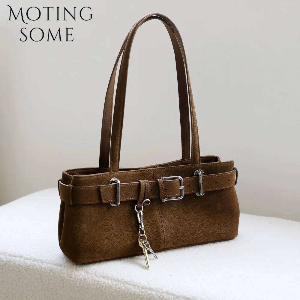 Motingsome New Women Matte Genuine Leather Boston Bags Fashion Lady Natural Skin Shoulder Handbag Designer 250514