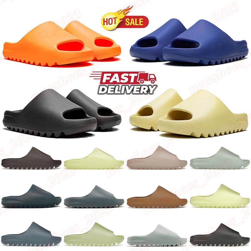 2025 Top Designer Men Women Slides Sandals Slippers Luxury Slide Triple Black Blue Bone Platform Loafers Sandal Outdoor Trainers Rubber Shoes 36-48