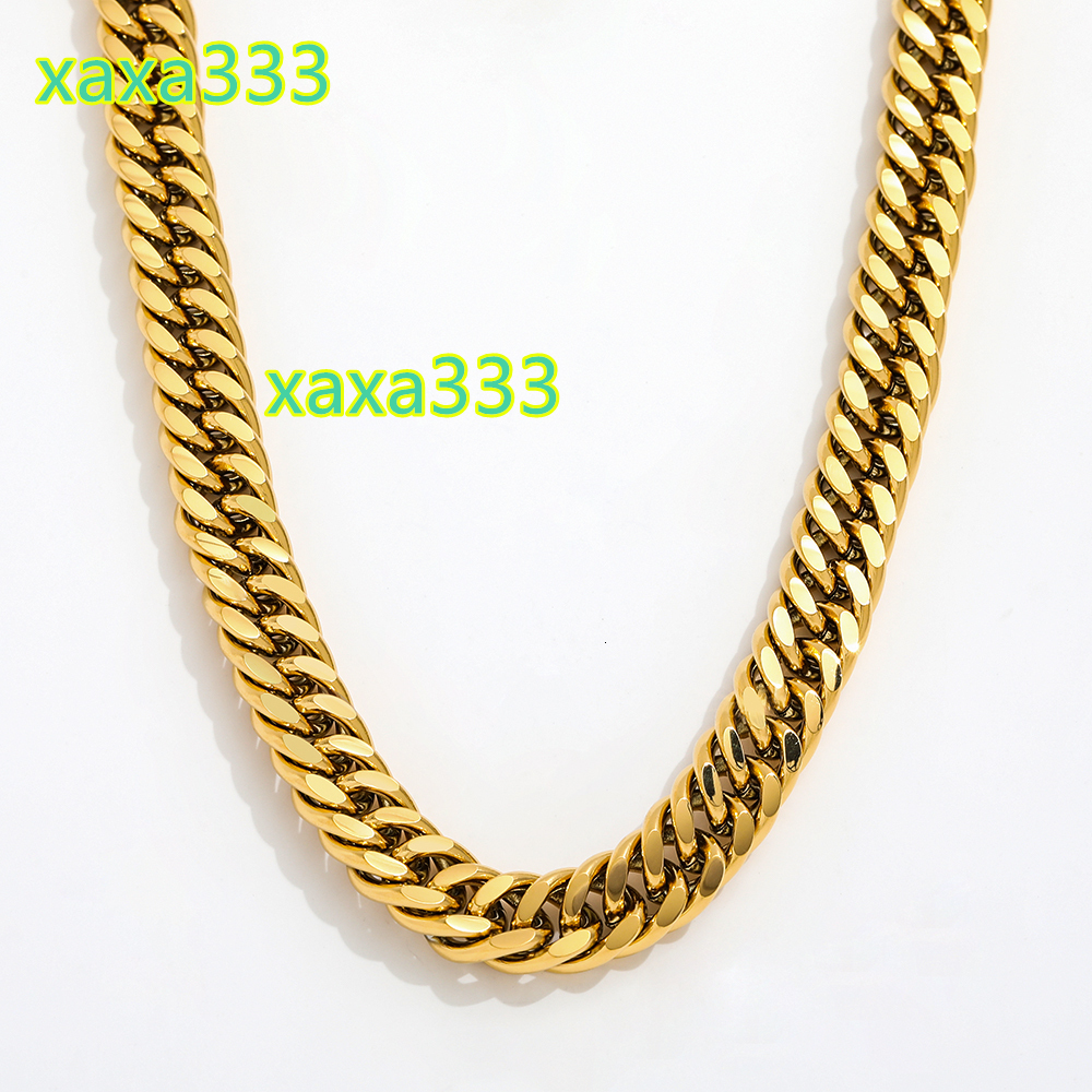Joolim 18k Gold Plated PVD Chunky Cuban Chain Choker Necklace Tarnish Free Stainless Steel Necklace for Women