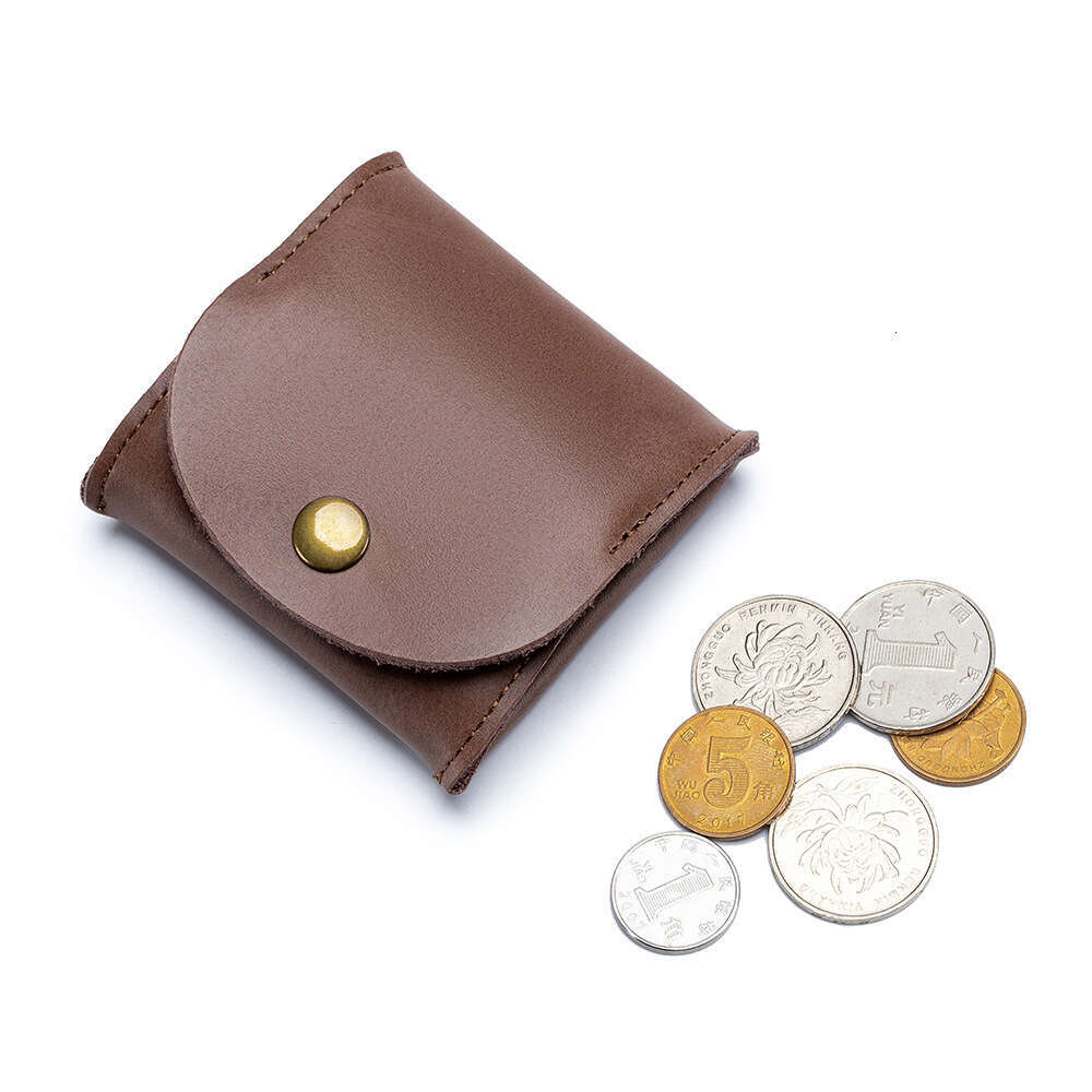 Japanese Style Cowhide Mini Earphone Ins Genuine Leather Wallet Small Storage Bag Coin Purse