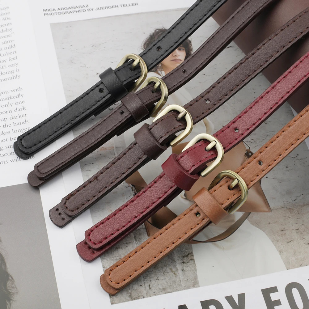 2Pcs 70cm Bag Belt Detachable PU Leather Handle Lady Shoulder Bag DIY Replacement Accessories Handbag Band Handle Strap Band 250530