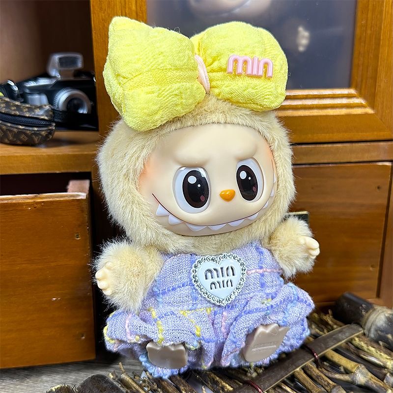 Clothing Set for 17cm 15cm Labubu, Doll Accessories Without Doll, Cute Doll Clothes, Perfect DIY Present