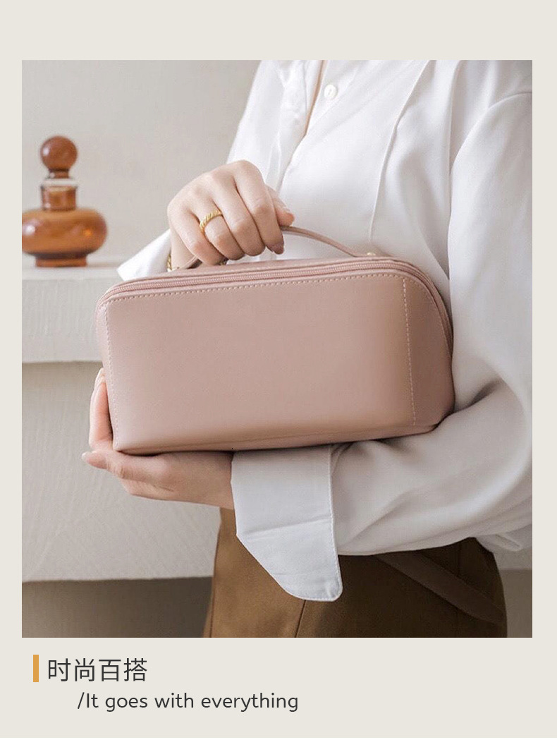 designer 2025 New Women's Makeup Bag High-End Large Capacity Convenient Makeup Case Travel Toiletry Bag Cosmetic Storage Bag