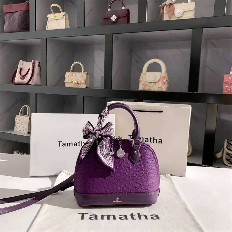 Purple Color Fashion Dots Shell High Quality Women Handbag Textured Shoulder Messenger Lady Purse Female Casual Bag