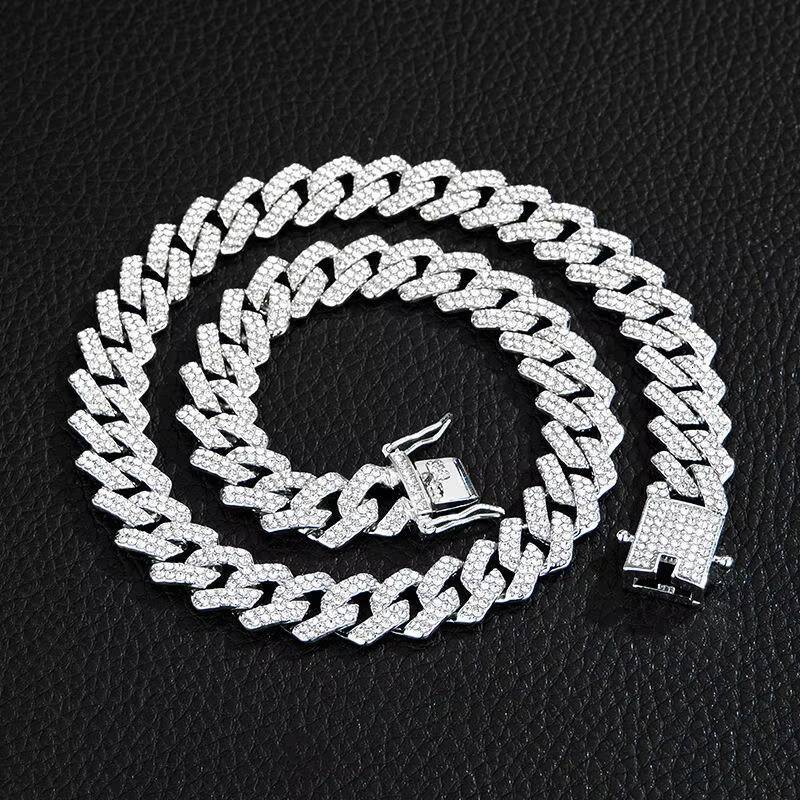 Gilded ice cold, hip-hop gold Miami Cuban men's and women's chain necklace/