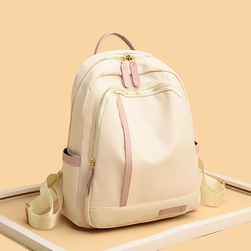 Free Shipping 2025 New Oxford Cloth Backpack For Outdoors Women Large Capacity Korean Style Versatile College Style Waterproof Lightweight Designer Ba