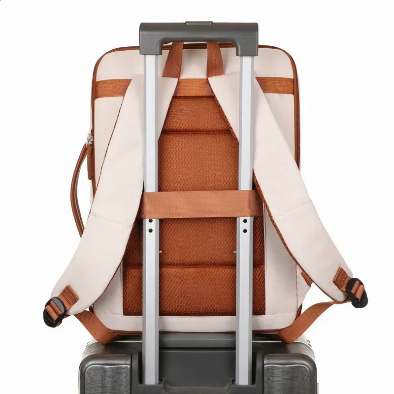 Travel Backpack 42x31x12CM Cabin Plane Waterproof Expandable Weekender Laptop With USB Port Ryanair Carry-On Women Men Backpack 250530