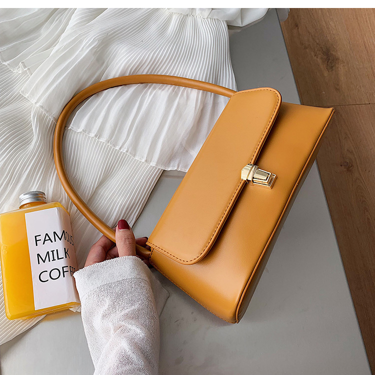 designer Vintage Baguette Bag for Women 2025 Trendy New Korean Style Shoulder Bag Fashion Handbag Underarm Bag