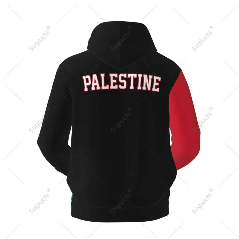 Coats Designer Women Unisex Hoodie Palestine Polyester 3D Men Women Haruku Fleece Sweatshirt Pullover Hoodies Casual Designer