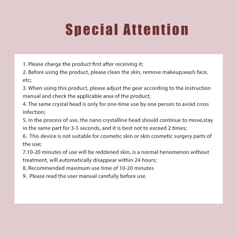 S02 Nano Microcrystal Pen Beauty Skin Care Tool Massage Instrument - With 2 Disposable Replacement Heads 250523