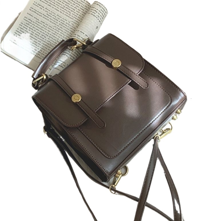 designer Vintage Backpack for Women Summer 2025 New Trendy Student Backpack Multifunctional School Bag Handheld Travel Bag