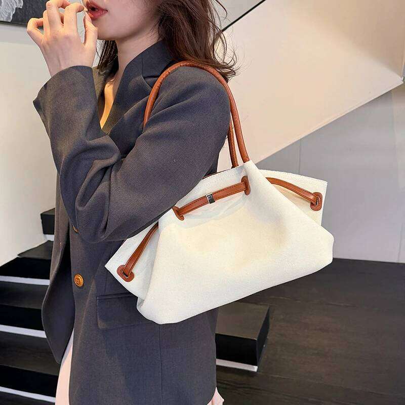 MOODS Crocodile Pattern Shoulder Hobo Bags For Women Retro Big Capacity Bucket Tote Bag 2025 Summer New Designer Handbags