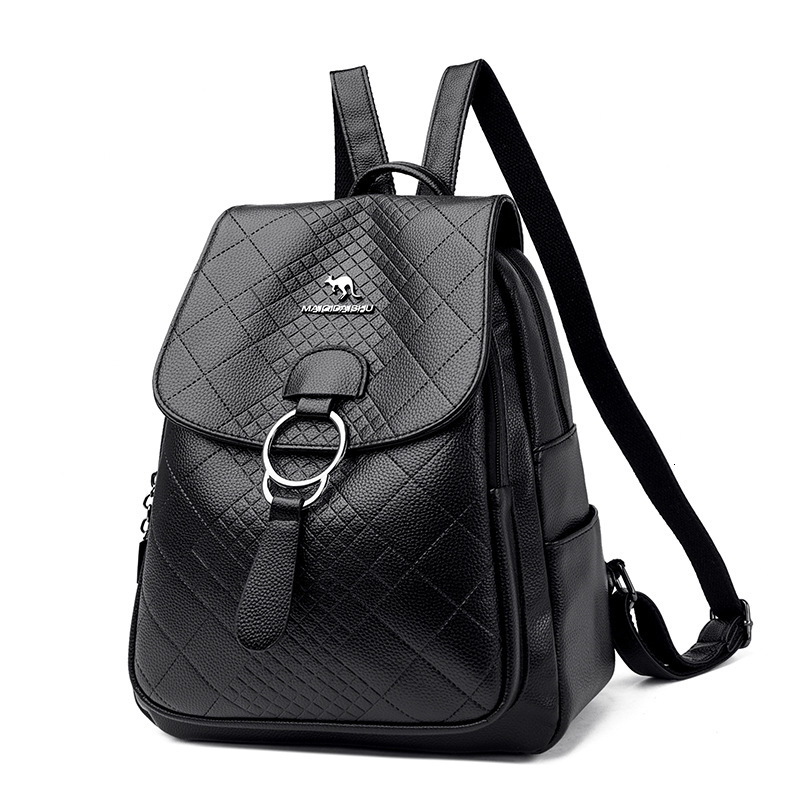 free shipping outdoors Designer bag Women's Fashion New Korean Style Simple Backpack for Students, High-End Lightweight Soft Leather Travel Small