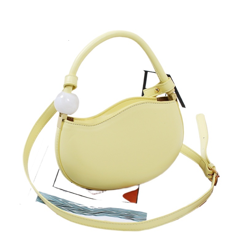 designer European and American Retro Niche Design Bag for Women, High-end Luxury Fashion Handbag and Shoulder Bag, Candy Color Pea Bag