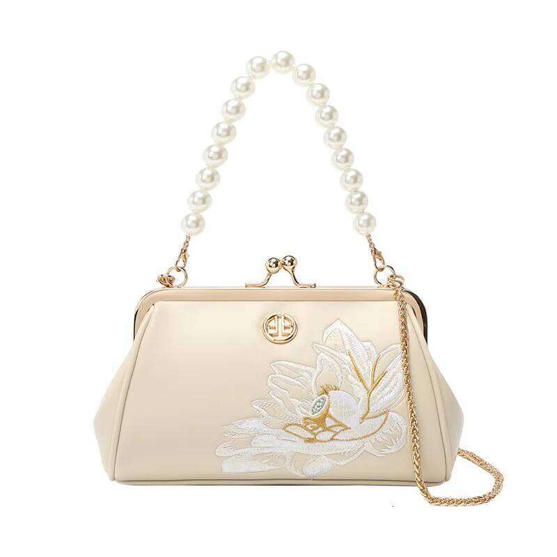 Women's handbags, one-shoulder crossbody chain small bag new style ethnic cheongsam temperament embroidery 7