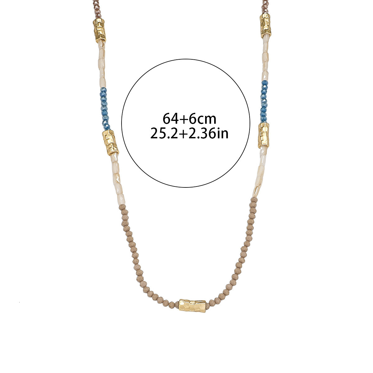 Crystal pearl bead necklace, women's high-end sense, simple collarbone chain