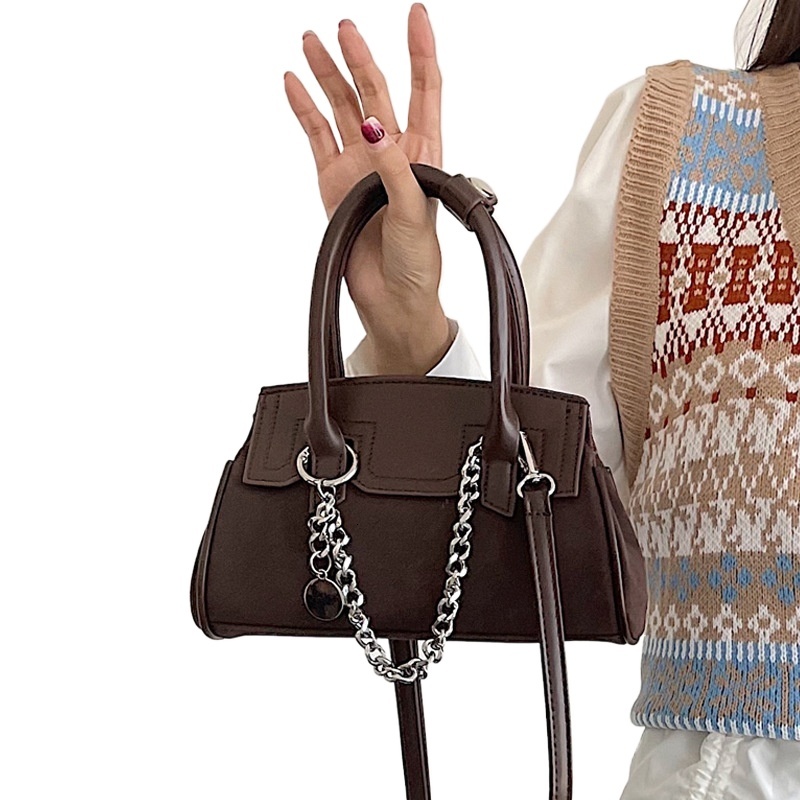 designer 2025 New Crossbody Bag Bags High-end Matte Handbag European and American Retro Style Patchwork Shoulder Underarm Bag