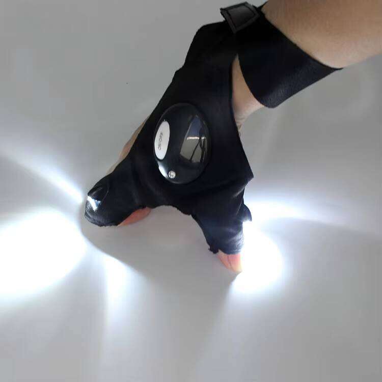 LED Rechargeable Flashlight Outdoor Fishing Tool Gloves Light Finger Unique Cool Gadgets Gift
