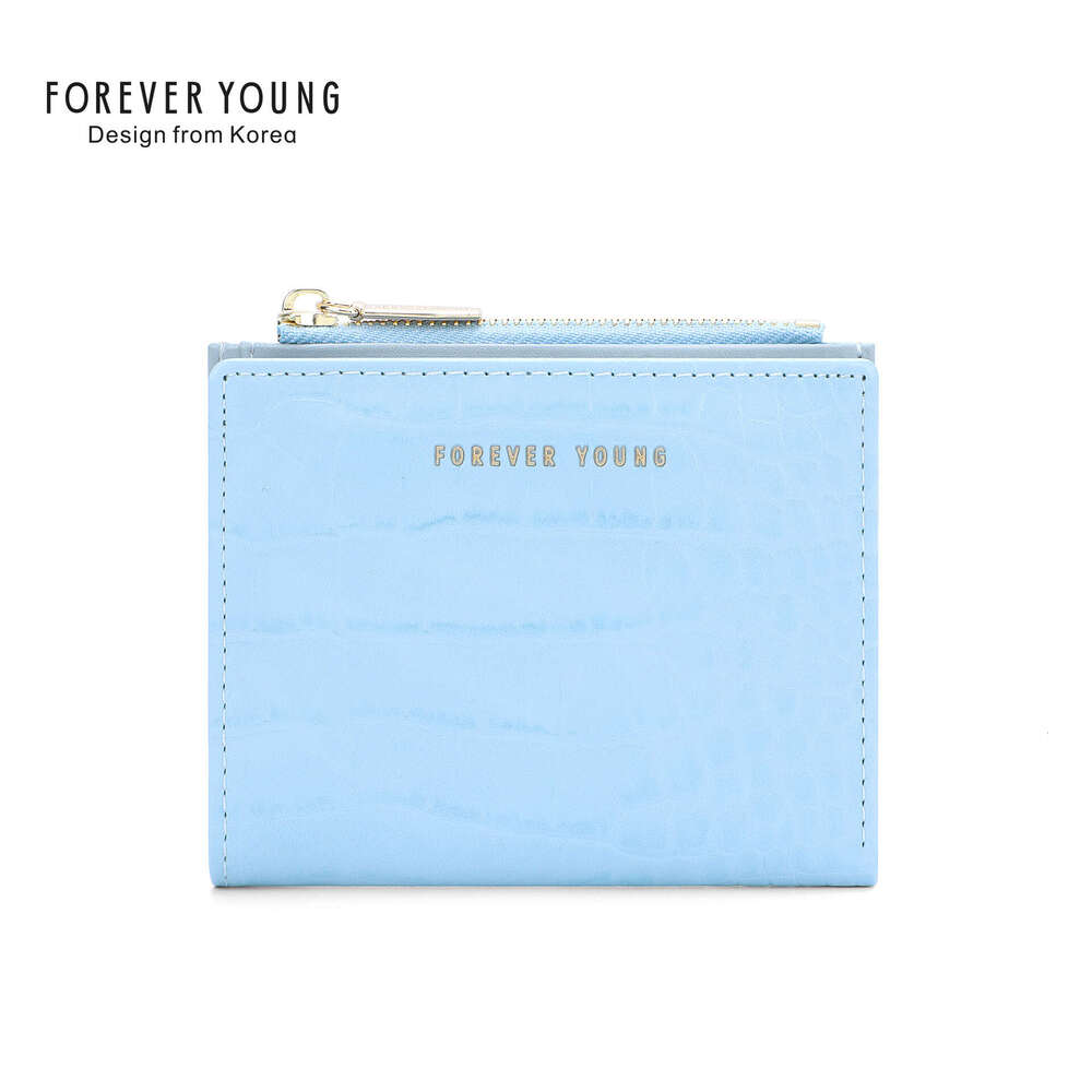 foreveryoung Women's Short Coin Purse Card Holder Simple High-end Ultra-thin 80% off Wallet